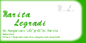 marita legradi business card